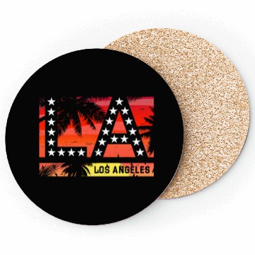 Discover Los Angeles LA California Gift Coasters