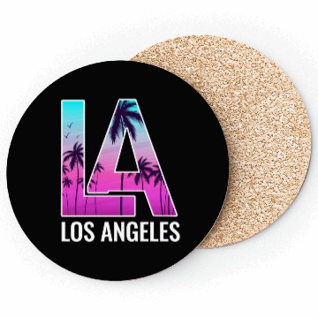 Discover Los Angeles LA California Gift Coasters
