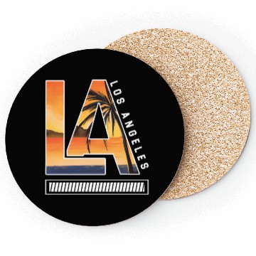 Discover Los Angeles LA California Gift Coasters