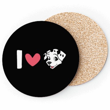 Discover Dalmatians - I Love Dalmatians Coasters