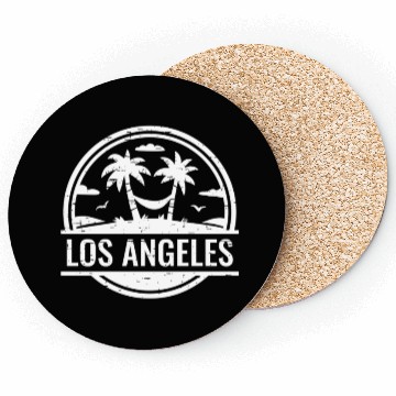 Discover Los Angeles LA California Gift Coasters