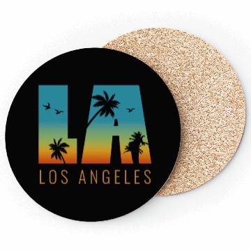 Discover Los Angeles LA California Gift Coasters