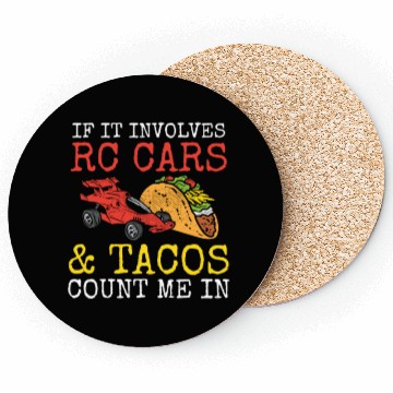Discover Tacos & RC Car Racing Remote Control Taco Lover Me Coasters