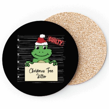 Discover Frog christmas funny prison Coasters