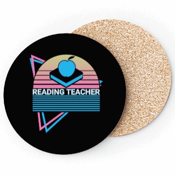 Discover Reading Teacher Retro Coasters