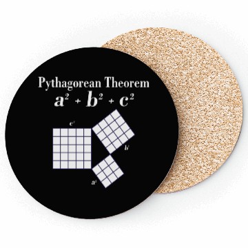 Discover Nerdy Pythagorean Theorem Triangles Math Teacher Coasters