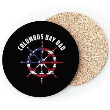 Discover Columbus Day 1492 Coasters