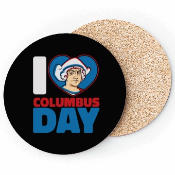 Discover Columbus Day 1492 Coasters