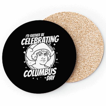 Discover Columbus Day 1492 Coasters