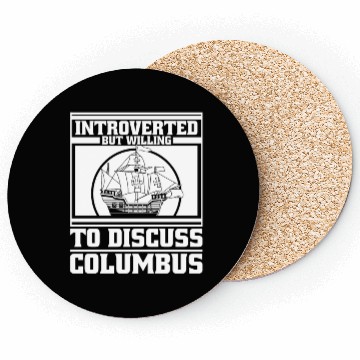 Discover Columbus Day 1492 Coasters