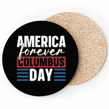 Discover Columbus Day 1492 Coasters