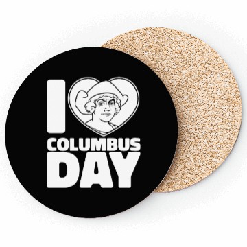 Discover Columbus Day 1492 Coasters