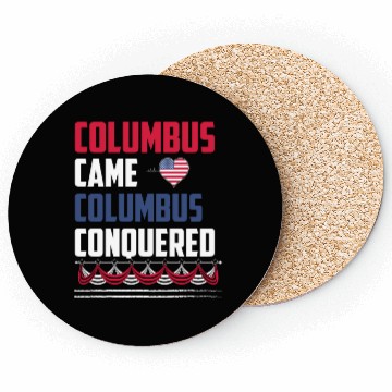 Discover Columbus Day 1492 Coasters