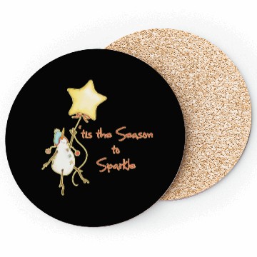 Discover 'tis the season to sparkle Coasters