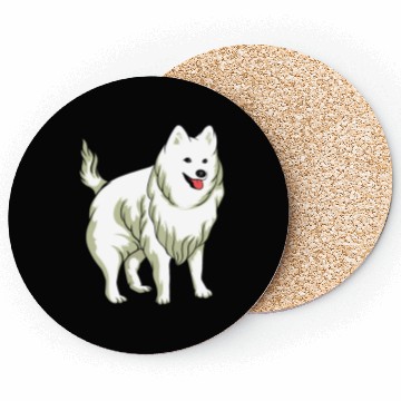 Discover Samoyed Cute White Dog Owners Pet Lover Gift Ideas Coasters