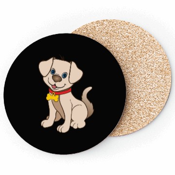 Discover Retriever Cute Puppy Dog Owner Pet Lover Gift Idea Coasters