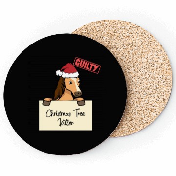 Discover Horse christmas funny prison Coasters