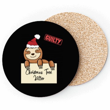 Discover Sloth christmas funny prison Coasters