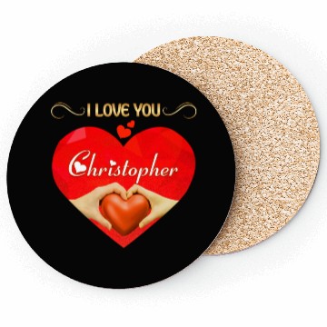 Discover I love you Christopher Coasters