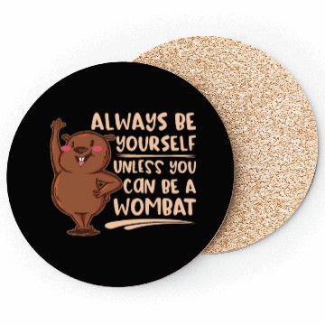 Discover Native Australian Animal Lovers Cute Wombat Coasters