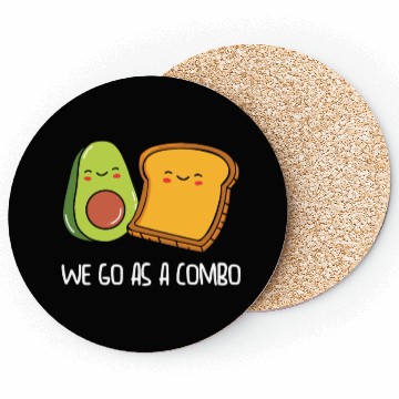 Discover Siblings Avocado Toast Combo Big Sister Brother Coasters