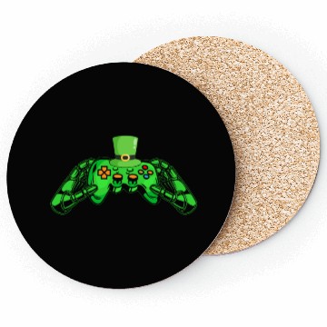 Discover Video Game Controller Irish Gamer Boys St Patricks Coasters