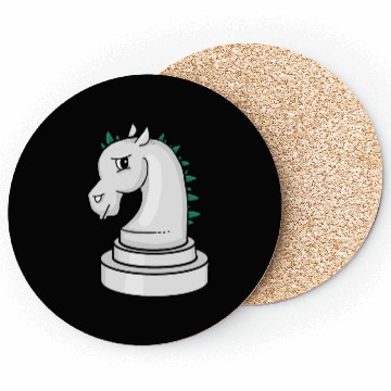 Discover Annoyed Punk Chess Horse Coasters
