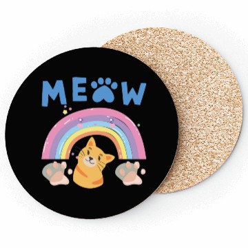 Discover I am better with cats, Funny gifts cats, cat mom, Coasters