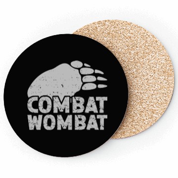 Discover Combat Wombat For A Wombats Lover Coasters