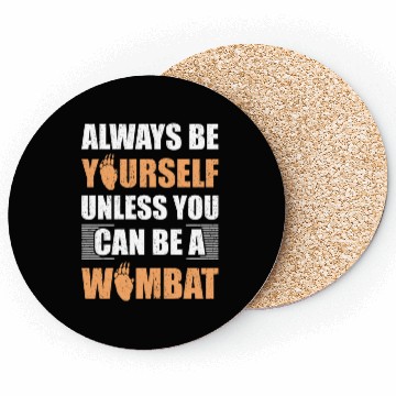 Discover Cute Australian Wombat Quote Wombats Lover Coasters