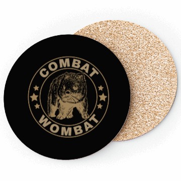 Discover Combat Wombat For A Wombats Lover Coasters
