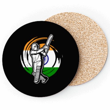 Discover India Cricket Player Coasters