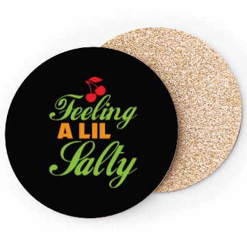 Discover Feeling A LiL Salty with Summer Clothes Coasters