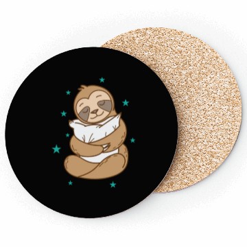 Discover Sloth with Pillow Nature lazy Coasters