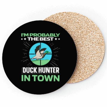 Discover Duck Hunting Funny Coasters
