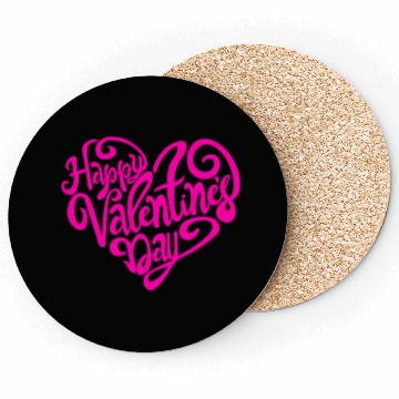 Discover happy valentines day Coasters valentine