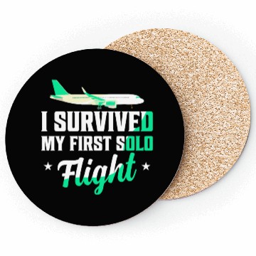 Discover I Survived My First Solo Flight Pilot Coasters