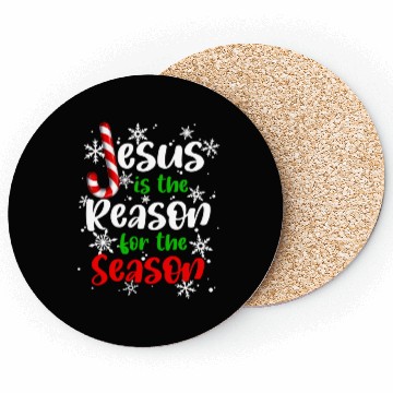 Discover Jesus is The Reason for the Season Candy Christian Coasters