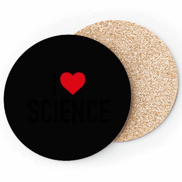 Discover I Love Science Teacher Student Gift Ideas Coasters