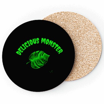 Discover Green delicious monster Coasters