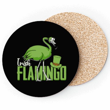 Discover Irish Flamingo - bird Coasters
