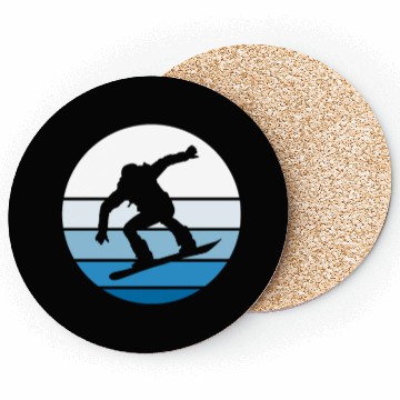 Discover Snowboarding Snowboarder Snowboard Coasters