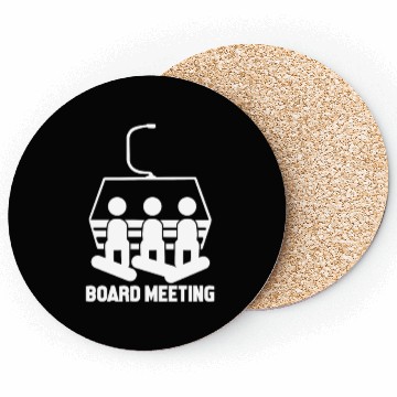 Discover Board Meeting Snowboarding Coasters