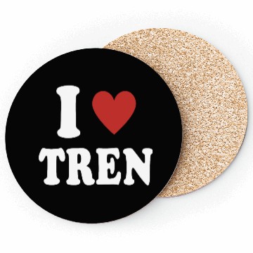 Discover I Heart Tren Cool Training Coasters