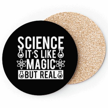 Discover Science Magic Nerd Geek Teacher Student Gift Ideas Coasters