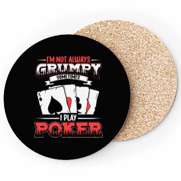 Discover Poker Casino Poker Player Gambling Roulette Coasters