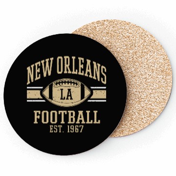 Discover New Orleans Football Vintage Louisiana Nola Saint Coasters