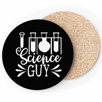 Discover Science Guy Nerd Geek Teacher Student Gift Ideas Coasters