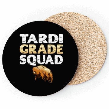 Discover Tardigrade Squad Moss Piglet Science Lover Coasters