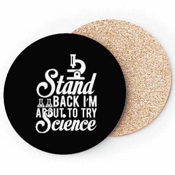 Discover Stand Science Nerd Geek Teacher Student Gift Ideas Coasters